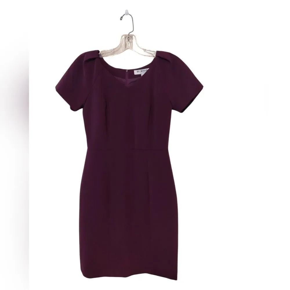 OF MERCER Plum Henry Dress Officewear NWT Size 0